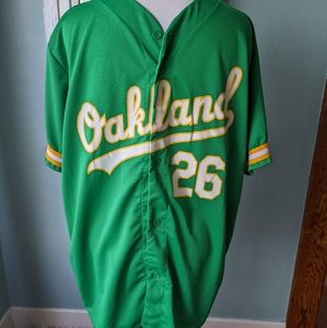 Oakland A's Matt Chapman Button Down Jersey